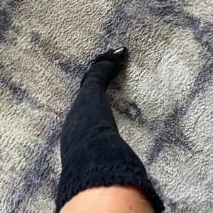 YSL over the knee boots
